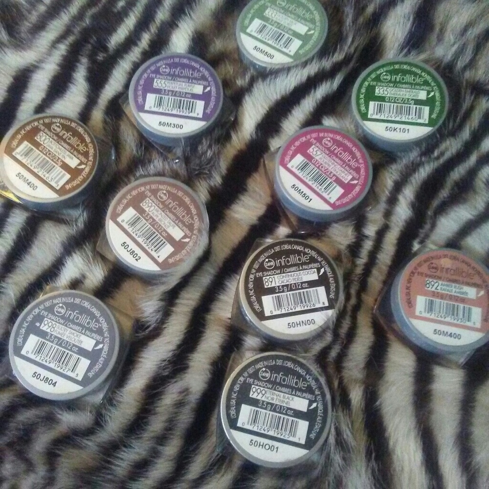 x10 LÓreal Infallible 24hr Eyeshadows!
